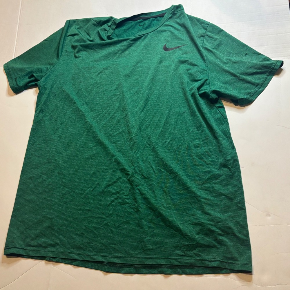 Nike Mens Dri-FIT Short Sleeve Training T-Shirt Green AR0196-397 XL